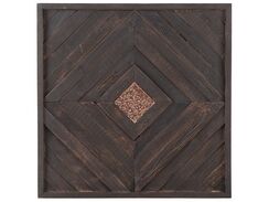 Seinäkoriste tiikki tumma puu 70 x 70 cm MONTERREY Seinäkoriste tiikki tumma puu 70 x 70 cm MONTERREY