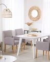 Fabric Dining Chair Light Grey ROCKEFELLER_770980