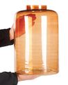 Glass Decorative Vase 41 cm Orange MIRCHI_867385