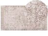 Teppich Baumwolle rosa 80 x 150 cm orientalisches Muster Kurzflor MATARIM_852533