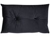 2 Seater Velvet Sofa Bed Black VESTFOLD_851095