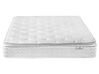 Colchón de muelles embolsados memory foam funda extraíble 160x200 cm LUXUS_788187