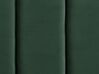 Cama de casal em veludo verde escuro 140 x 200 cm VILLETTE_832669