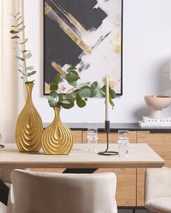 Koristemaljakko keraaminen kulta 25 cm THAPSUS Koristemaljakko keraaminen kulta 25 cm THAPSUS