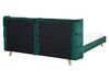 Łóżko welurowe 160 x 200 cm zielone SENLIS _740854