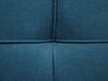 Sofá-cama de 3 lugares em tecido azul ROXEN_793801