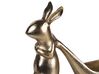 Coupelle décorative en forme de lapin doré PROGO_848916
