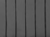 Dubbelsäng med förvaringsbänk 140 x 200 cm sammet grå NOYERS_777161