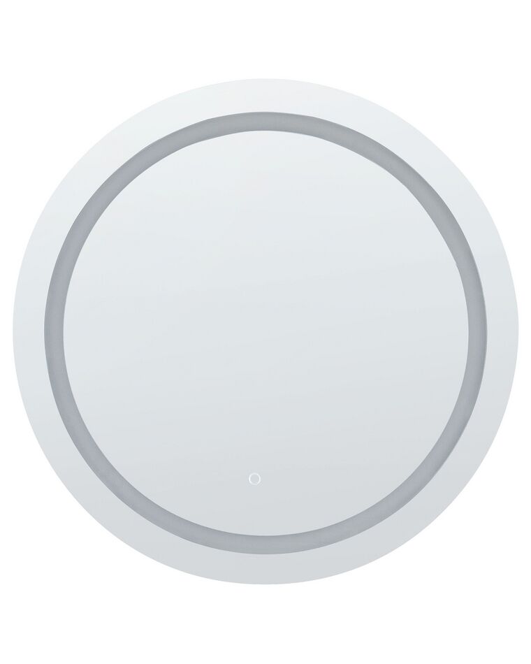 Round LED Wall Mirror ø 79 cm Silver COURSEULLES_837530