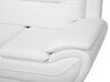 Conjunto de sofás com 6 lugares em pele sintética branca LEIRA_796988