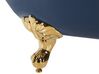 Frittstående badekar blått med gyldne føtter 170 x 76 cm CAYMAN_820795
