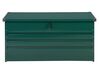 Caixa de arrumação em aço verde escuro 132 x 62 cm CEBROSA_717686
