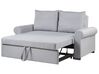 Fabric Sofa Bed Light Grey SILDA_789684