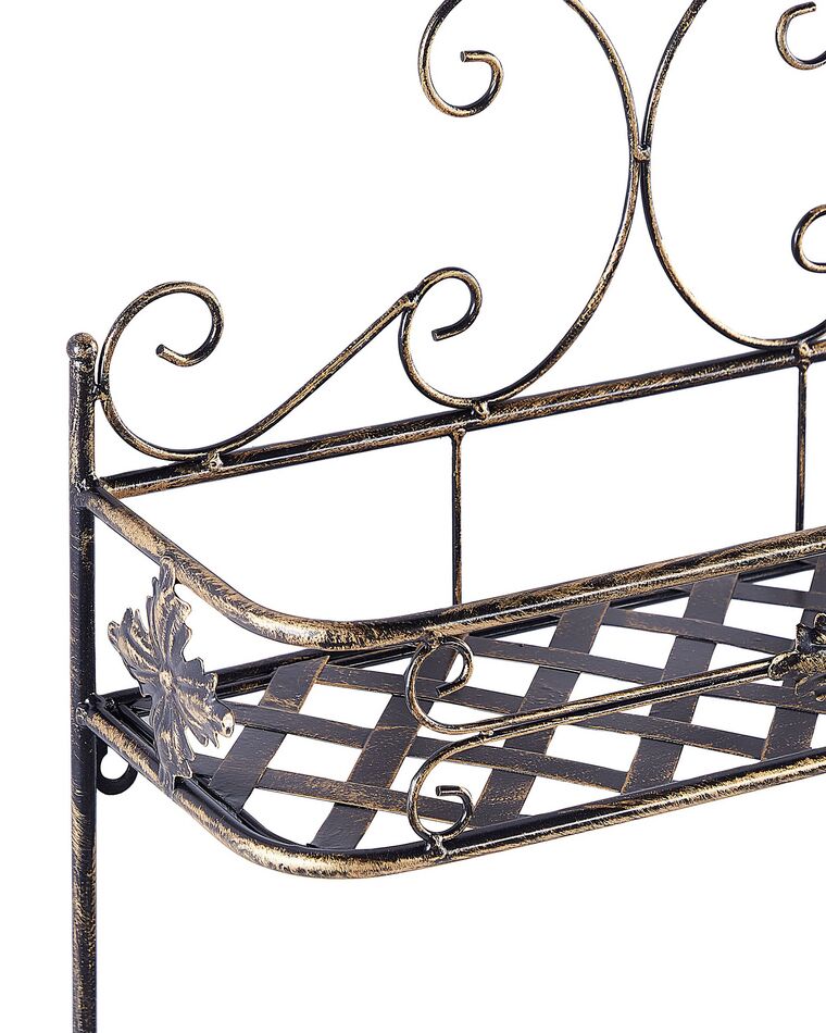 Tradineur Scaffale Da Bagno Metallico 3 Livelli – Mensola Organizer Parete 51x30x10 Cm, Bianco, Porta Shampoo E Saponi