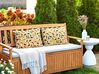 Gartenkissen mit Blattmotiv 40 x 60 cm mehrfarbig 2er Set TAGGIA_905250
