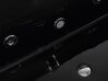 Whirlpool Badewanne schwarz mit LED 172 x 83 cm MONTEGO_780920