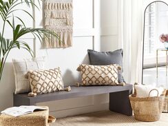 Koristetyyny puuvilla beige 30 x 50 cm 2 kpl INCANA