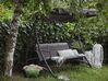 Baloiço de jardim em metal e tecido cinzento BOGART_417082