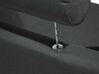 7 Seater Curved Fabric Modular Sofa Grey ROTUNDE_694744