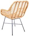 Rattan Accent Chair Natural CANORA_736221