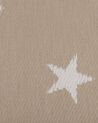 Tapis extérieur au motif étoilé beige 120 x 180 cm LATUR_766328