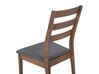Divatos étkezőszék szett egy asztallal és négy székkel barna és szürke színben 118 cm MODESTO_696628