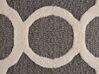 Teppich Wolle grau 80 x 150 cm marokkanisches Muster Kurzflor ZILE_674647