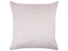 Set di 2 cuscini velluto rosa 45 x 45 cm IBERIS_901966