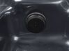 Banheira de hidromassagem de exterior em acrílico cinzento com LED 200 x 200 cm LASTARRIA_818658