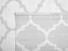 Outdoor Teppich grau 160 x 230 cm marokkanisches Muster zweiseitig Kurzflor AKSU_739071