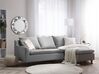 Reversible Fabric Corner Sofa Light Grey ELVENES_712587
