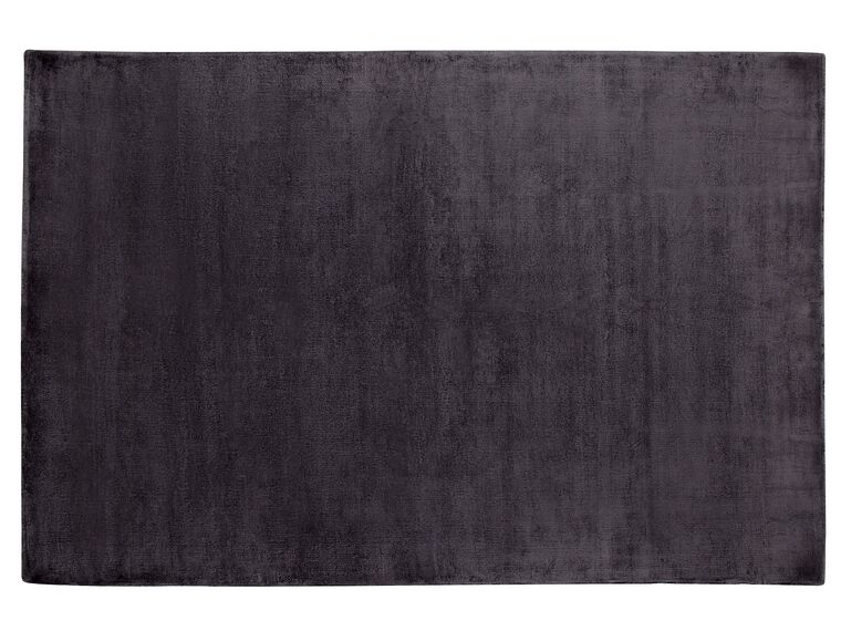 Alfombra de viscosa gris oscuro 160 x 230 cm GESI II_762293