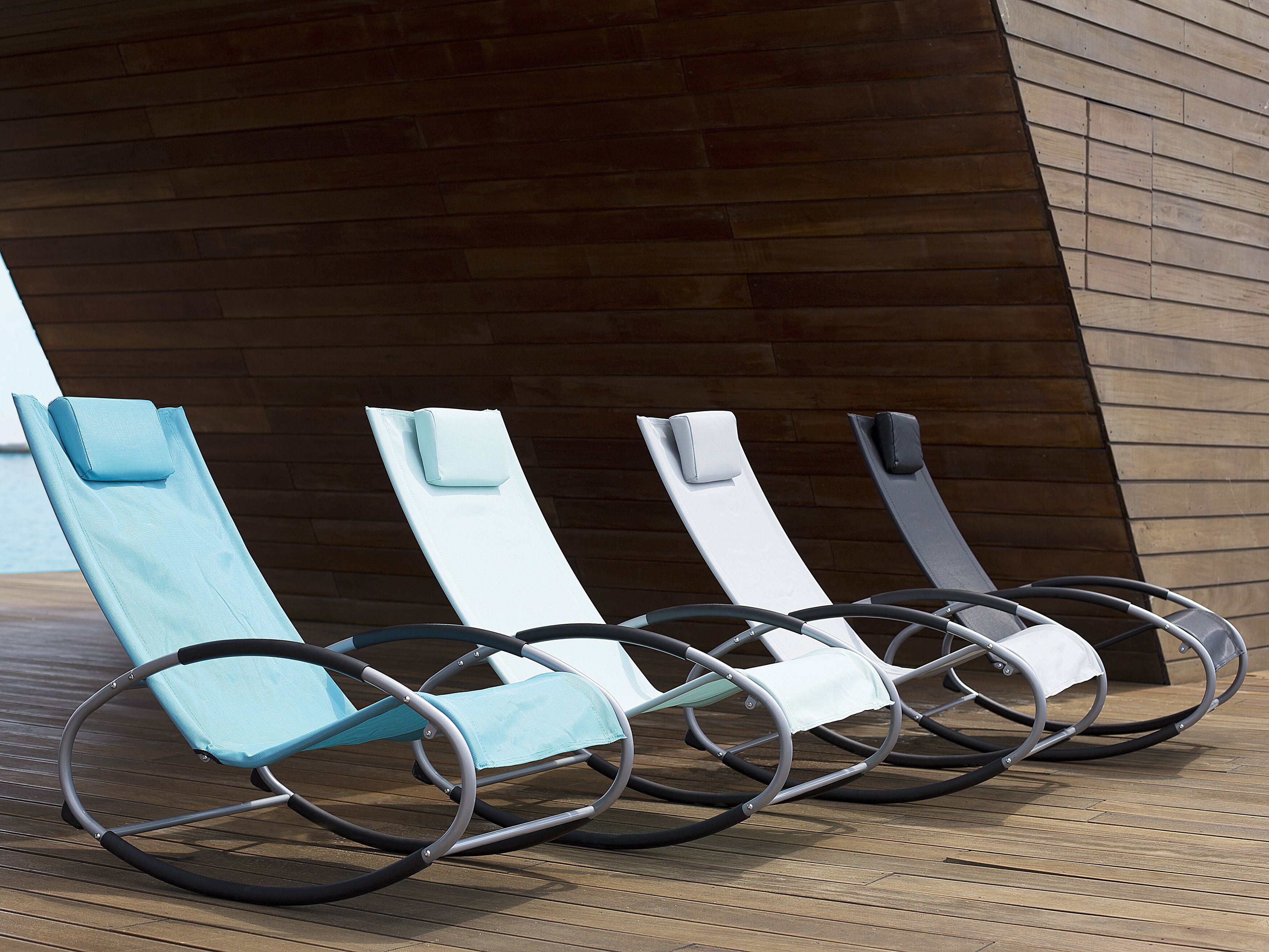 Sun-lounger Marbueno Blue 190 x 27 x 58 cm