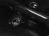Whirlpool Badewanne schwarz rechteckig mit LED 169 x 81 cm links ARTEMISA_821479
