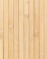 Cesta de madera de bambú clara 60 cm BADULLA_849193