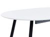 Spisebord med udtræk 120/160 x 80 cm Hvid STAVERTON_886428