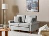 2 Seater Fabric Sofa Light Grey GINNERUP_894788