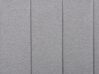 Cama de casal em tecido cinzento claro 180 x 200 cm POITIERS_793454