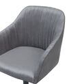 Velvet Desk Chair Grey VENICE_732388