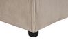 Right Hand Jumbo Cord Chaise Lounge Light Brown APRICA_909890