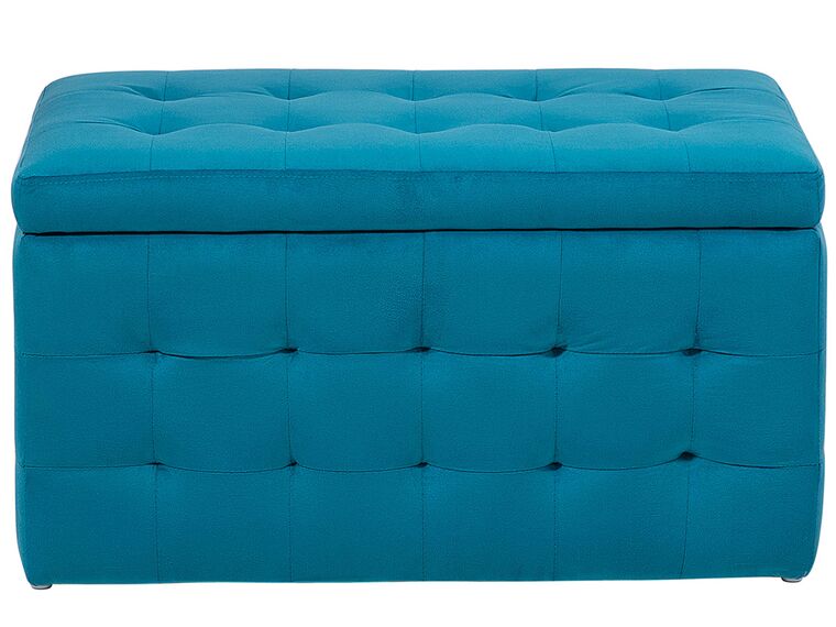 CHRISTOPHER KNIGHT HOME LIVING ANNIS - POUF IN TESSUTO BLU MARINO, 48,3 X 130,2 X 40,6 CM - 2