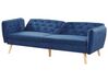 Velvet Sofa Bed Navy Blue BARDU_792048
