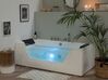 Whirlpool Badewanne weiß LED Unterwasserbeleuchtung 153 x 71 cm SAMANA_762945