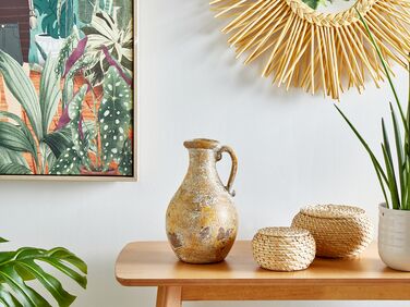 Terracotta Decorative Vase 28 cm Multicolour FILIPPI