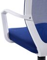 Swivel Desk Chair Blue RELIEF_680268