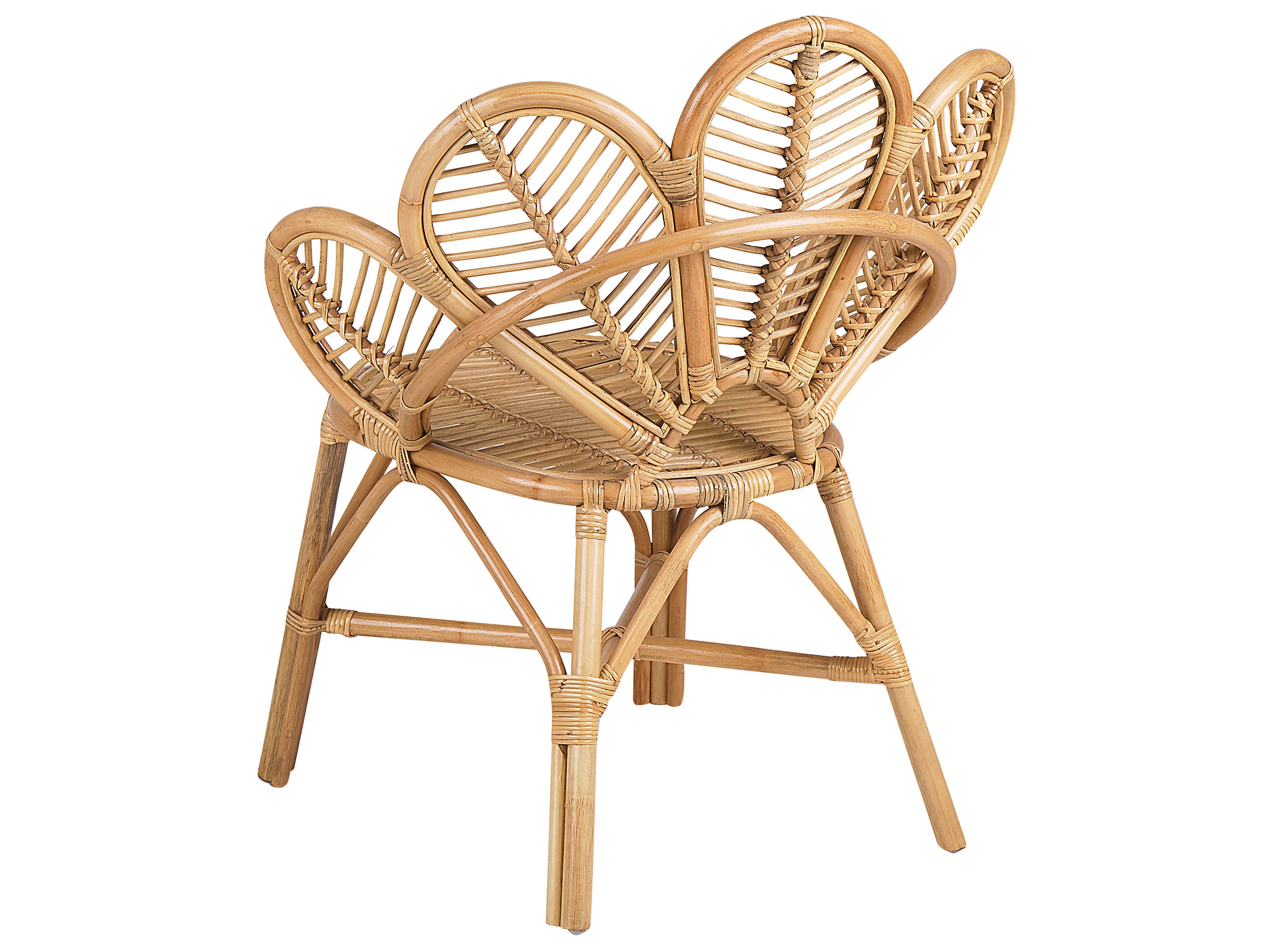 Rattan Peacock Chair Natural FLORENTINE II Beliani.co.uk