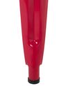 Barstol 2 st 76 cm stål röd CABRILLO_698483