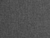 Sofá cama esquinero gris oscuro con almacenaje derecho FLAKK_745698