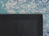 Tappeto in tessuto blu a pelo corto 160 x 230 cm ALMUS_702792