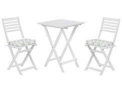 2-istuttava bistrosetti akasiapuu valkoinen/mintunvihreä FIJI 2-istuttava bistrosetti akasiapuu valkoinen/mintunvihreä FIJI